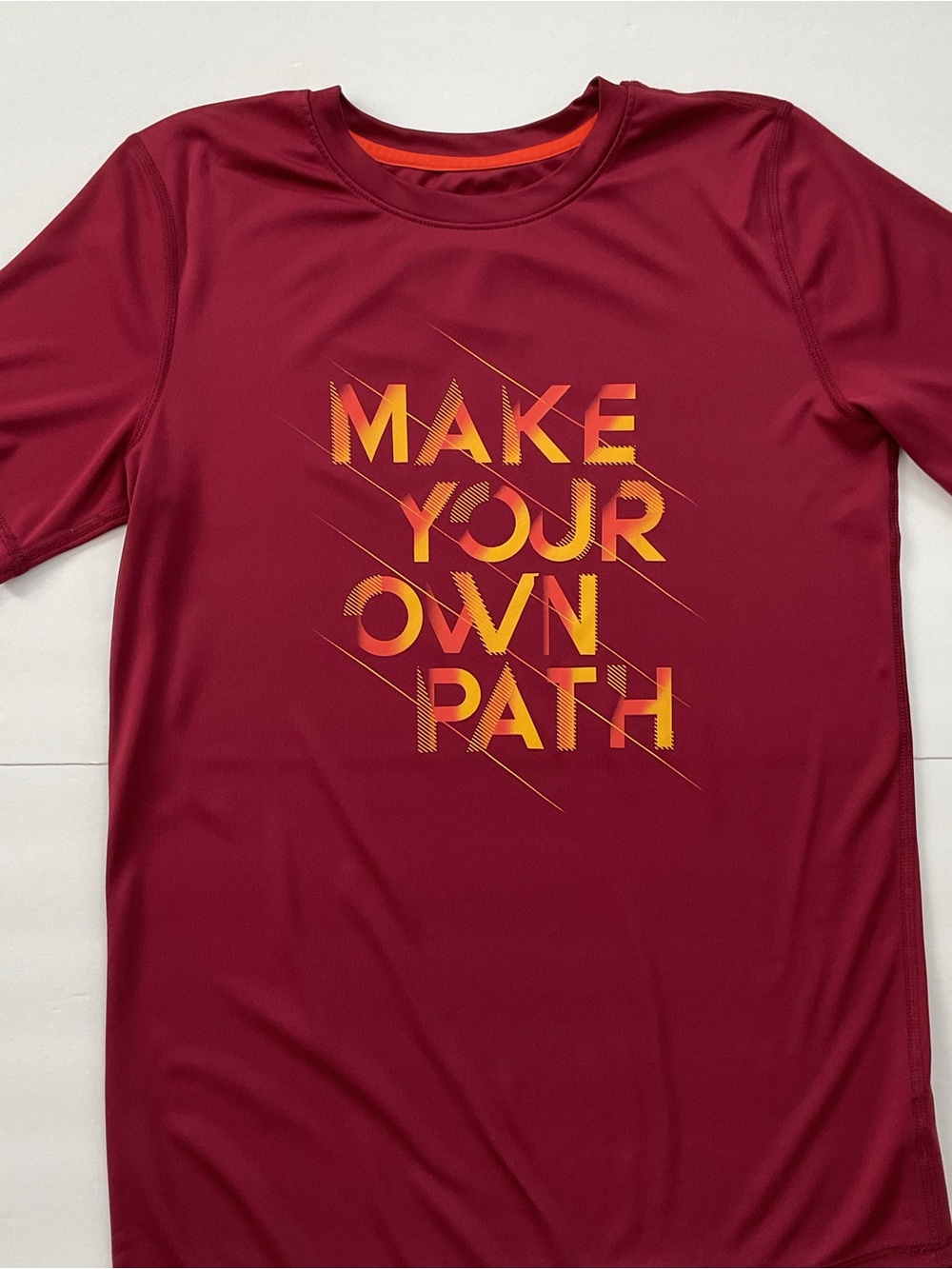 All In Motion Boys Shirt Maroon Size XL